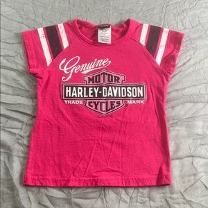 Harley-Davidson Kids Pink Graphic T-Shirt